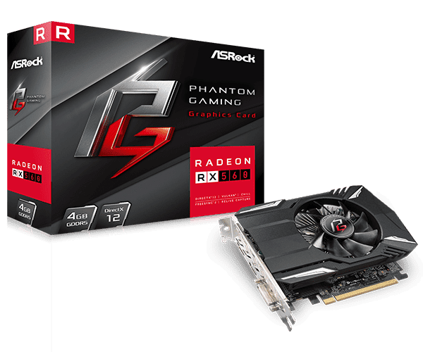 ASRock | AMD Phantom Gaming Radeon™ RX560 4G